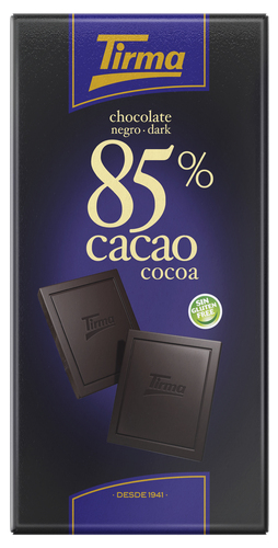 TIRMA CHOCOLAT 85% CACAO  125g