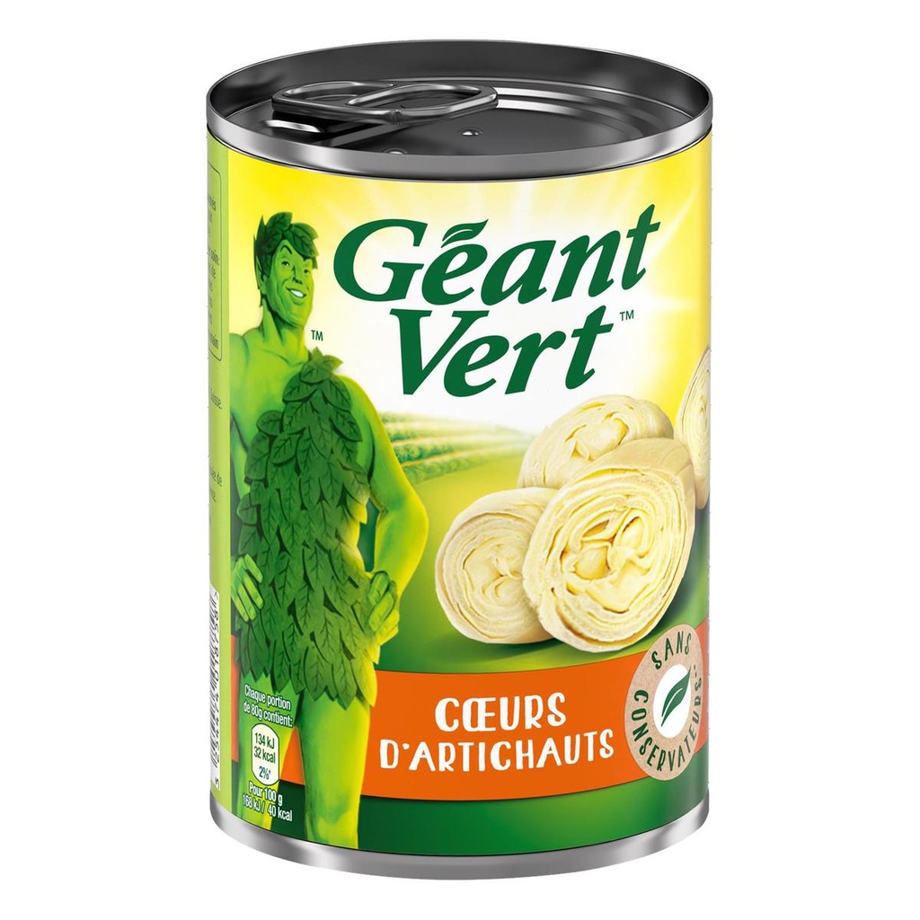 1/2  ARTICHOKE HEART GEANT VERT