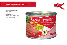 SARA BEEF FLAVOR LUNCHEON MEAT 340G