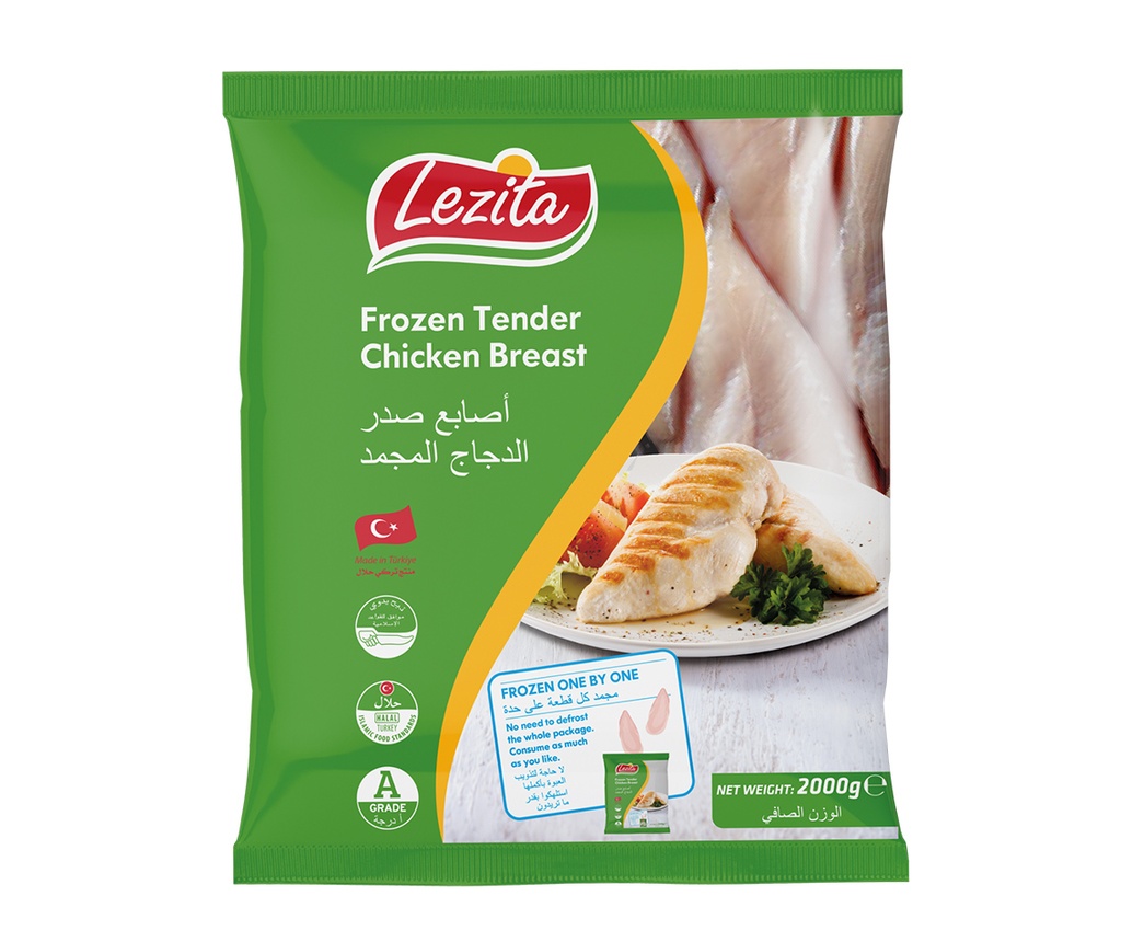 LEZITA TENDER CHICKEN BREAST FILET 2000G