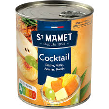 COCKTAIL DE FRUIT AU SIROP 850G