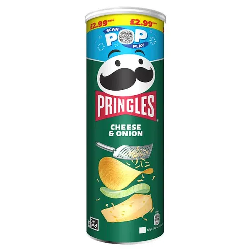 PRINGLESS CHEESE ONION 165G