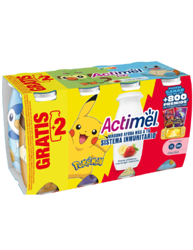 ACTIMEL FRESA 8X100G