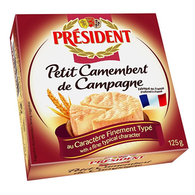 PRESIDENT PETIT COMEMBERT DE COMPAGNE 125G