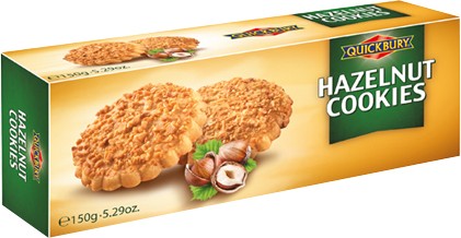 BISCUITS NOISETTE QUICKBURY 130G	