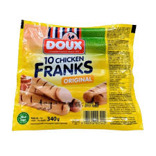 DOUX SAUCISSON DE POULET 10X34G