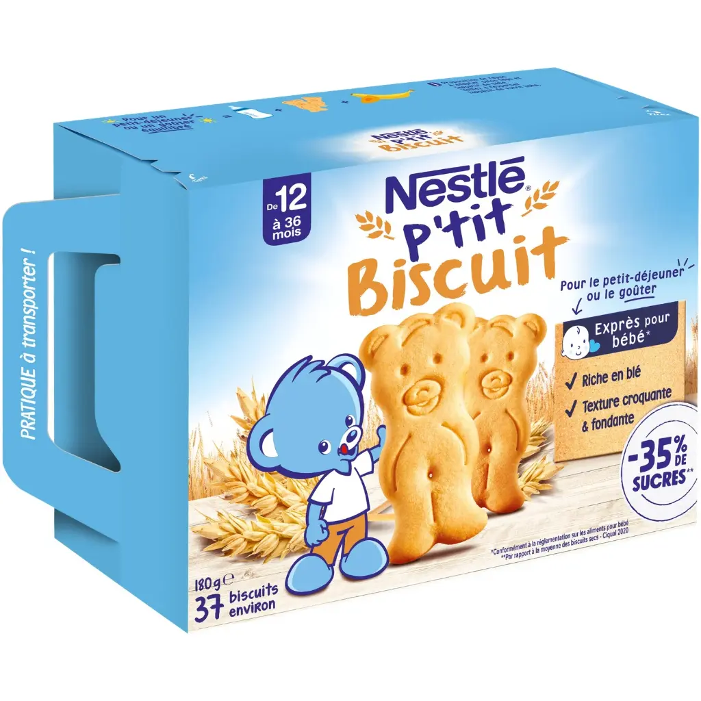 NESTLÉ PTIT BISCUIT FROM 12 TO 36 MONTHS