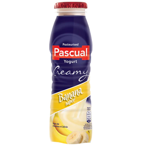 PASCUAL YOGURT CREAMY BANANA 188ML
