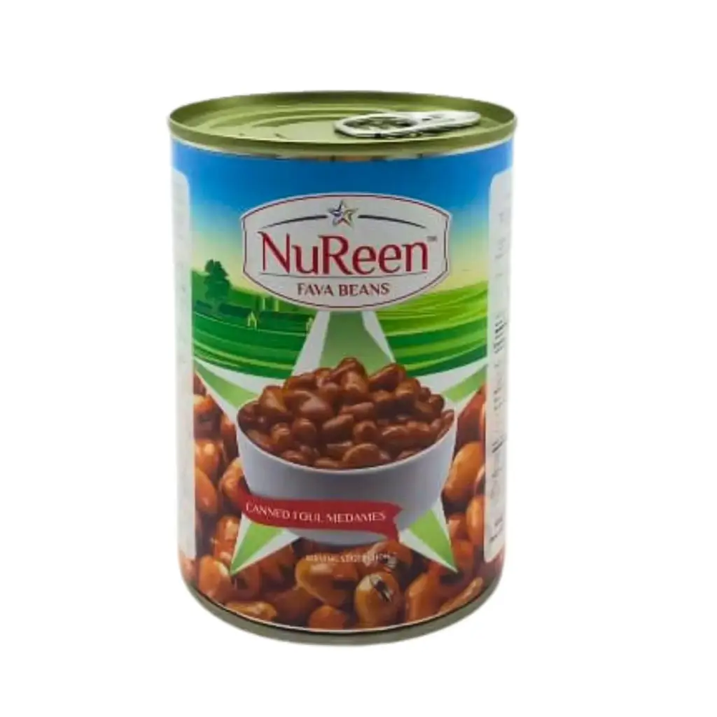 NUREEN CANNED FAVA BEANS FOUL MADAMES 400G