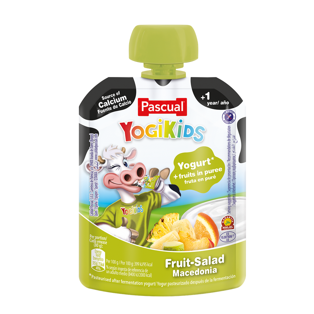 PASCUAL YOGIKIDS FRUIT SALAD 80G