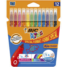 12 BIC COLORING MARKERS
