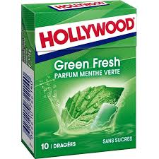 HOLLYWOOD GREEN FRESH MENTHE VERT 10