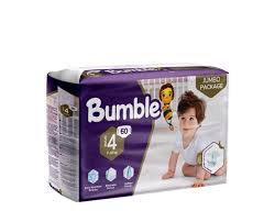 BUMBLE CHILDRENS DIAPERS MEGA N4