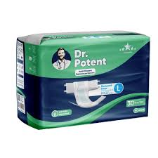 BR POTENT ADULT PATIENT DIAPER L 30PCS