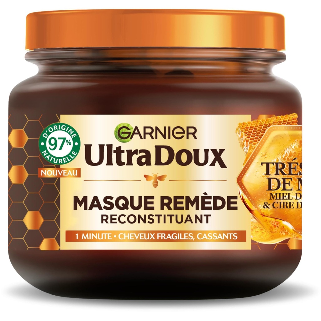 ULTRA DOUX MASQUE REMEDY HONEY 340ML