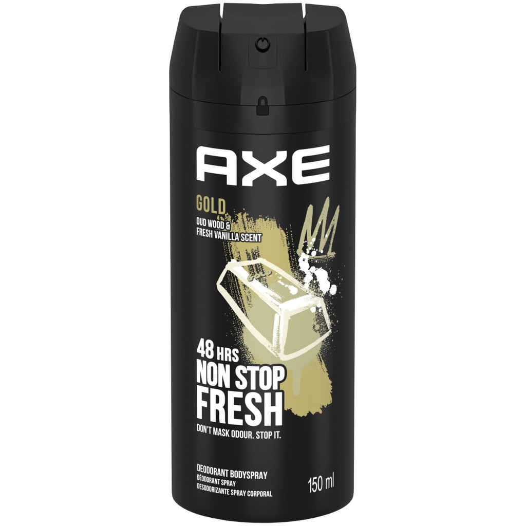 AXE DEODORANT GOLD 150ML