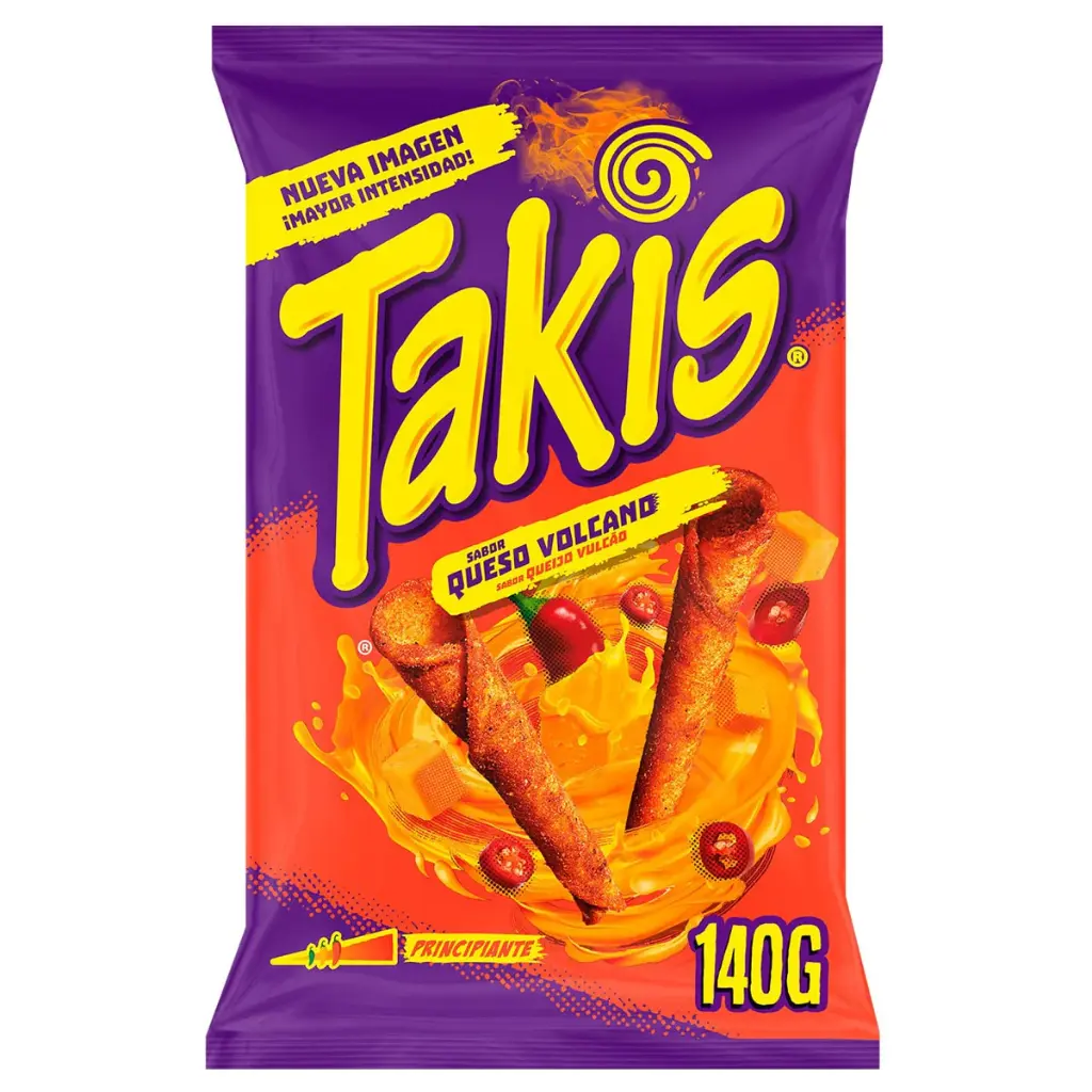 TAKIS QUESO VOLCANO PRINCIPIANTE 140G