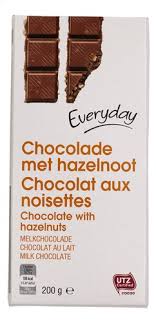 EVERYDAY CHOCOLAT AU LAIT AVEC NOISETTES 200G
