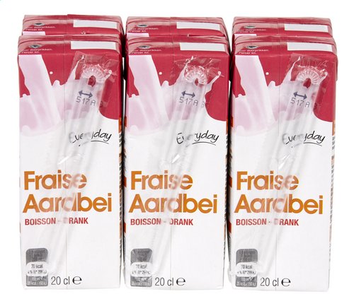 EVERYDAY BOISSON À FRAISE BRIQUE 6x20 CL