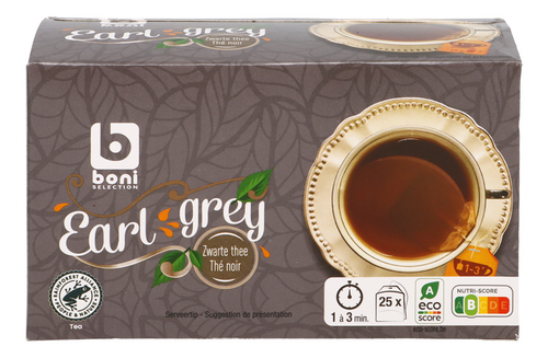 BONI thé noir Earl Grey 25pc