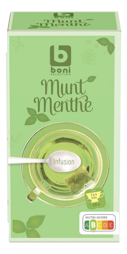 BONI thé menthe infusion 25pc