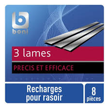 BONI lames de rasoir 3 lames 8pc