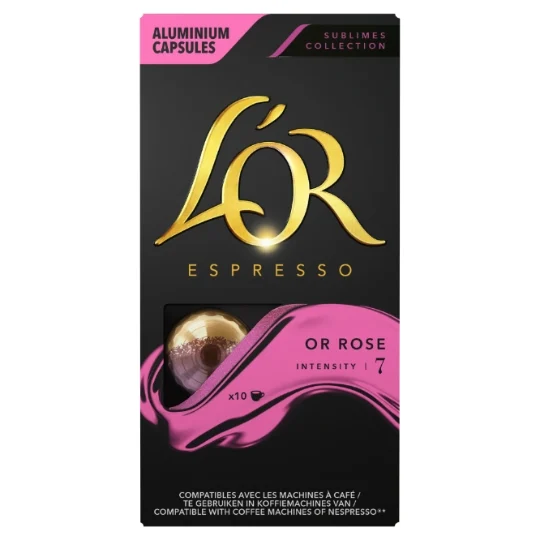 X10 CAPSULES ROSE L'OR 