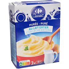 3X125G PUREE LAIT CARREFOUR