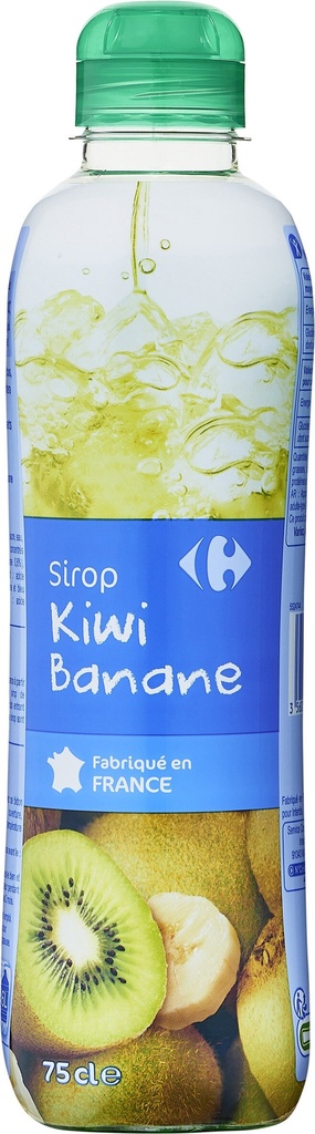 75CL PET SIROP KIWI BANANE CRF 