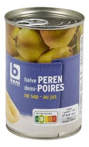 BONI half-pear juice canned 412g