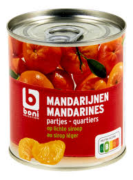 BONI canned mandarins in syrup 312g