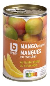 BONI canned mango slices in syrup 425g