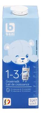 BONI growth milk for 1-3 years in carton 1L