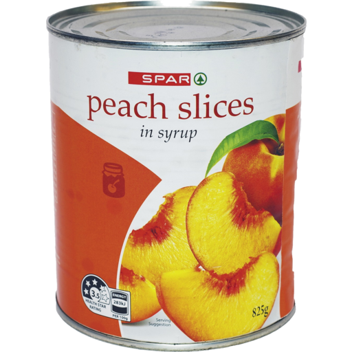 SPAR MELOCOTON AU SIROP 825G