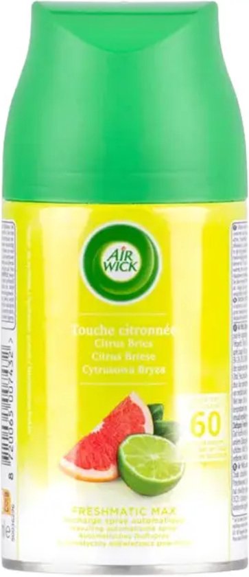 AIR WICK TOUCHE CITRONNEE 250ML