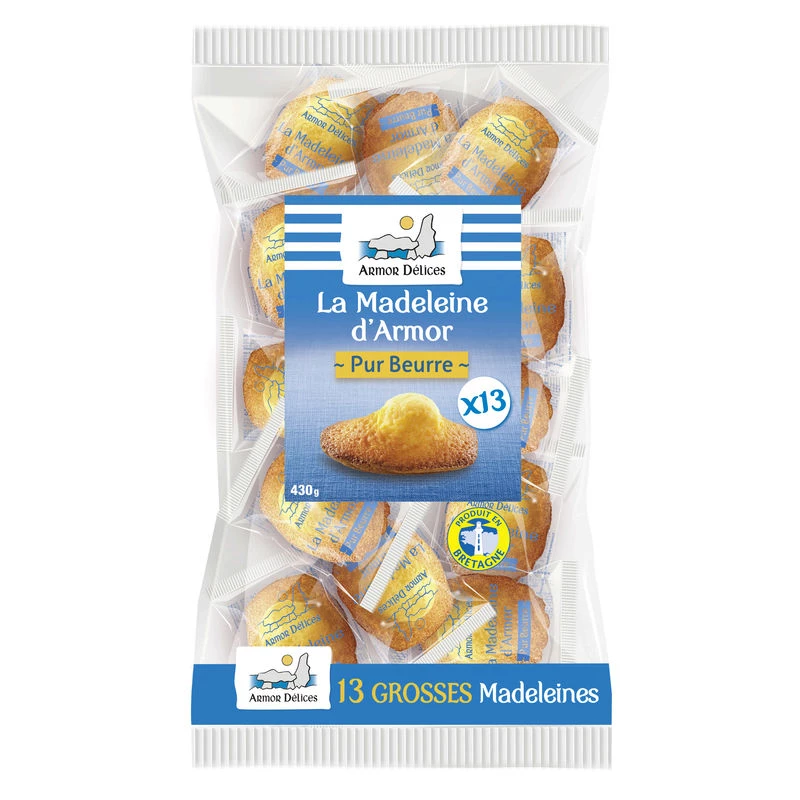 Madeleine Pure Butter x13 430g