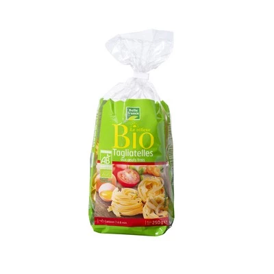 Pasta Tagliatelle Con 3 Huevos Le Réflex Bio 250g - BELLE FRANCE