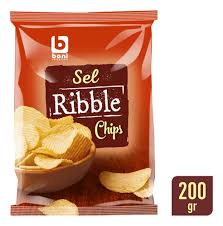 BONI Salted Ribble Chips 200g