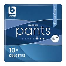 BONI unisex incontinence pants S-M 10pc