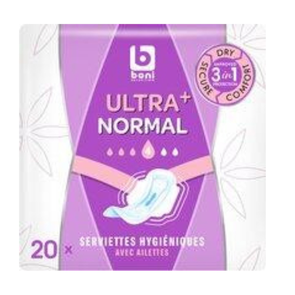 BONI serviette hyg ultra normal+ 20pc