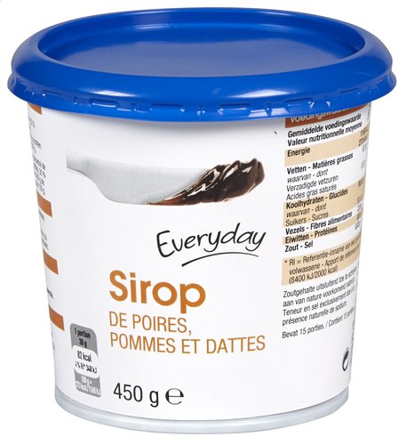 EVERYDAY PEAR-APPLE-DATE SYRUP 450G