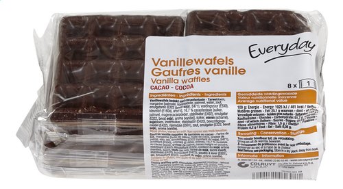 EVERYDAY vanilla cocoa waffles 355g