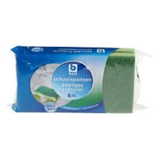 BONI Éponges à récurer vertes 6pc