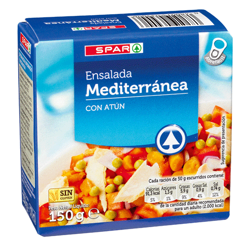 SPAR THON MEDITERANEA 150G