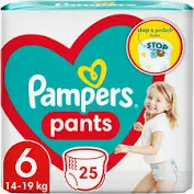 PAMPERS PANTS X6