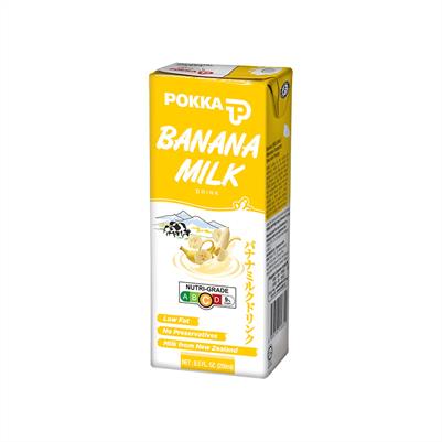 POKKA BANANA LOW FAT MILK 250ML