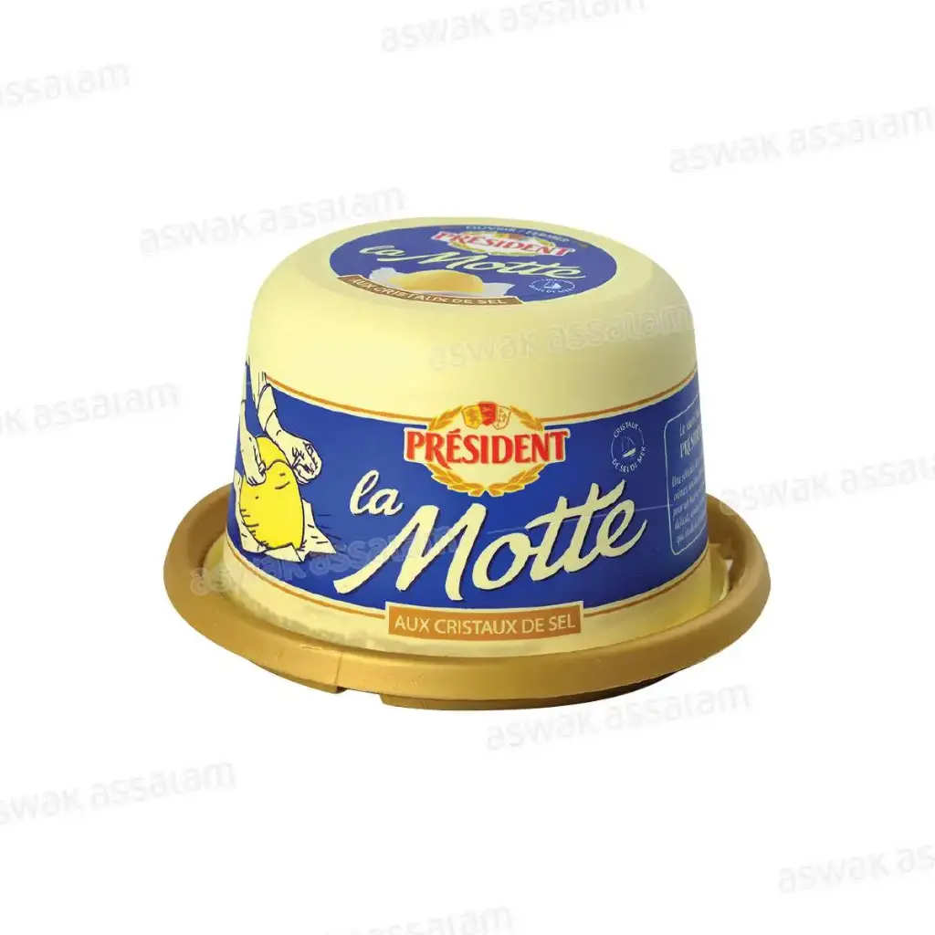 PRESIDENT BUTTER WITH SEA SALT CRYSTALS 250G