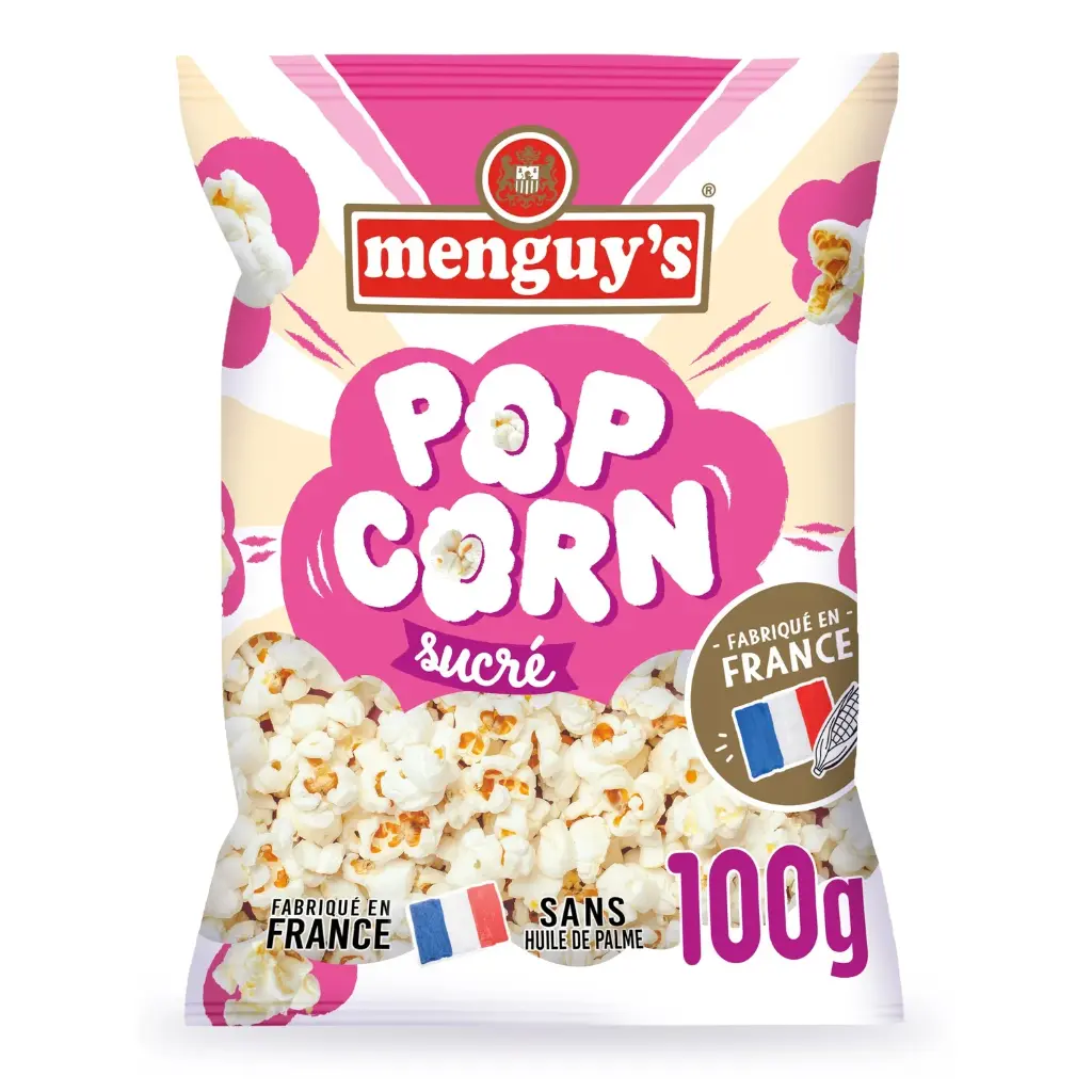 MENGUYS POP CORN SUCRE 100G