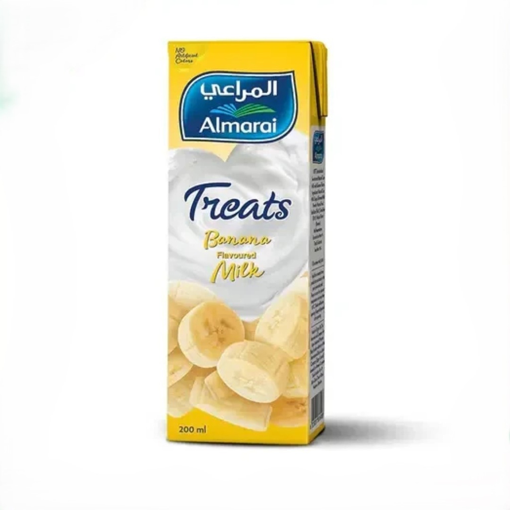 ALMARAI TREATS BANANA FLAVOURED MILK 200ML