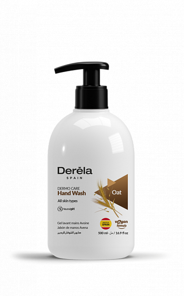 DERELA SPAIN GEL HAND WASH OAT 500ML